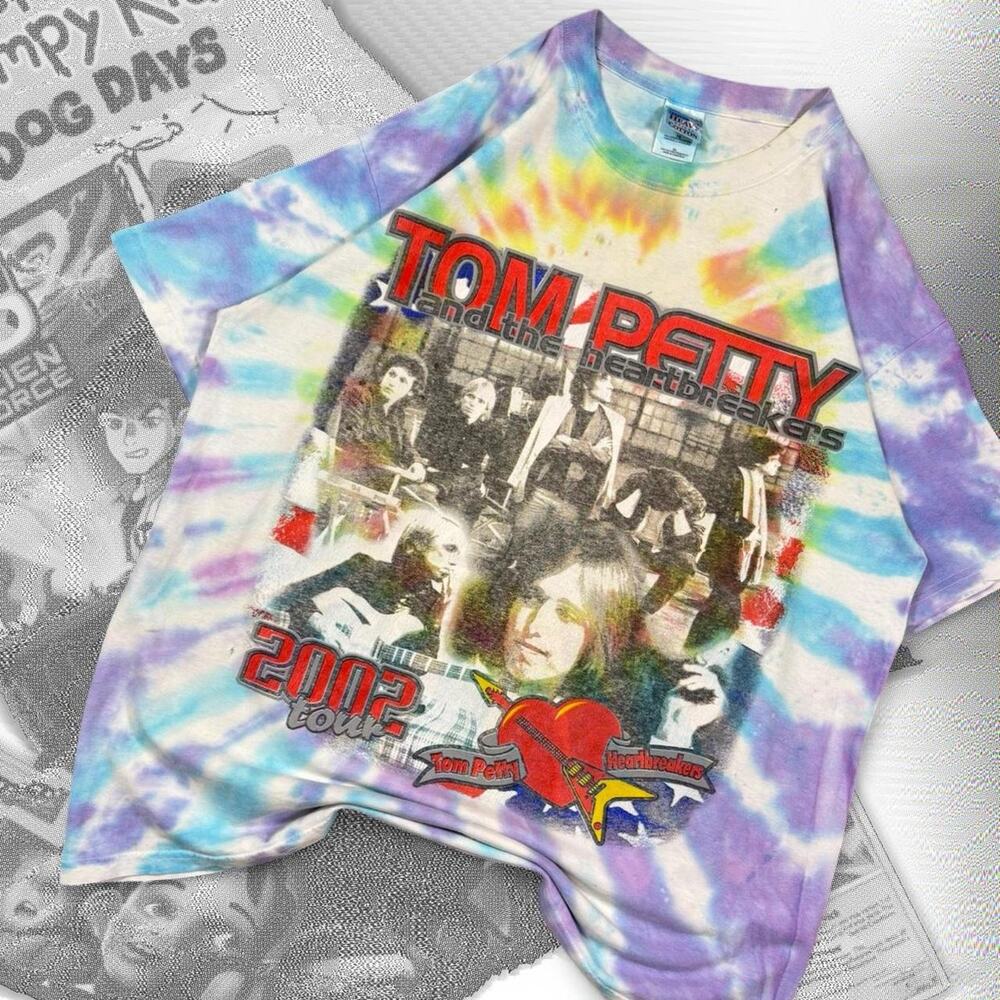 Vintage Tom Petty And The HeartBreakers 2002 Graphic Band Tee